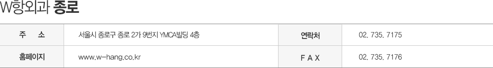 W항외과 강남점
